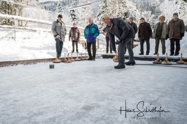 Eisstockschießen Ortsstelle Langenwang