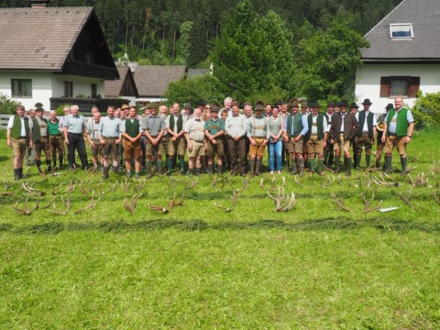 Abwurfstangenschau "Hohe Veitsch"