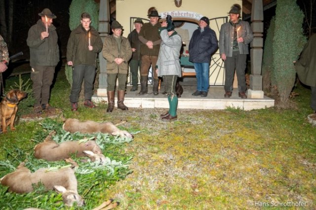 Hubertusjagd, Hubertussegen und Jägerbriefübergabe 2022