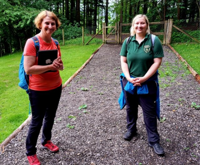 Waldexkursion mit SchülerInnen des Herta Reich Gymnasiums