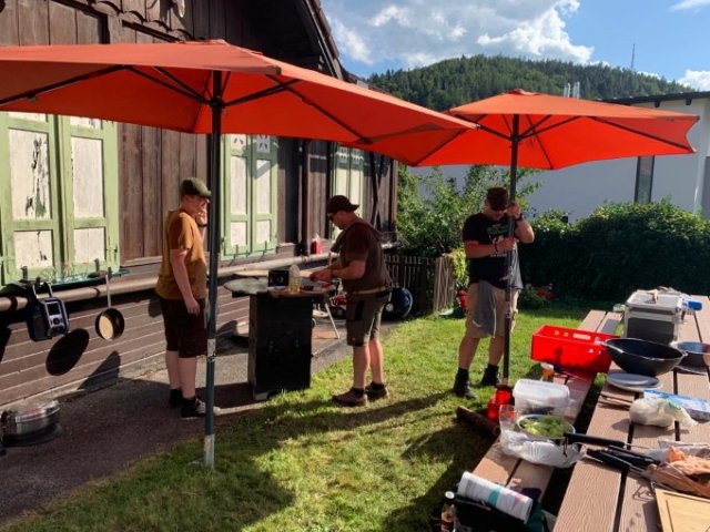 Wildgrillen der Ortsstelle Mürzzuschlag und des Schützenvereins
