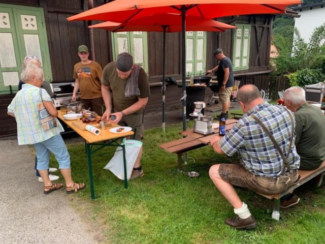 Wildgrillen der Ortsstelle Mürzzuschlag und des Schützenvereins